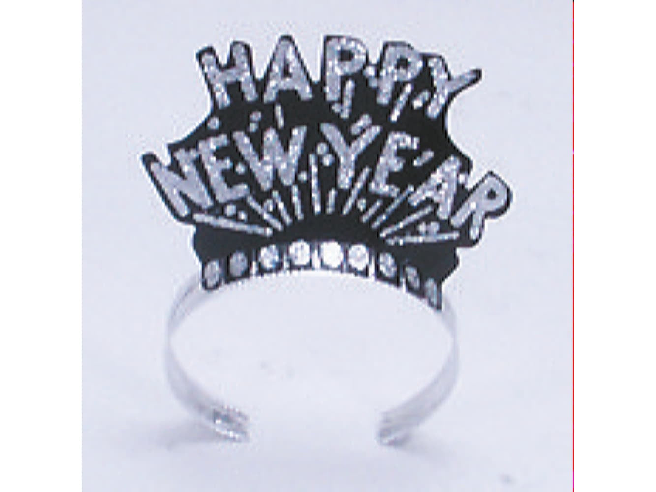 Black New Year Tiara, 72/Pk