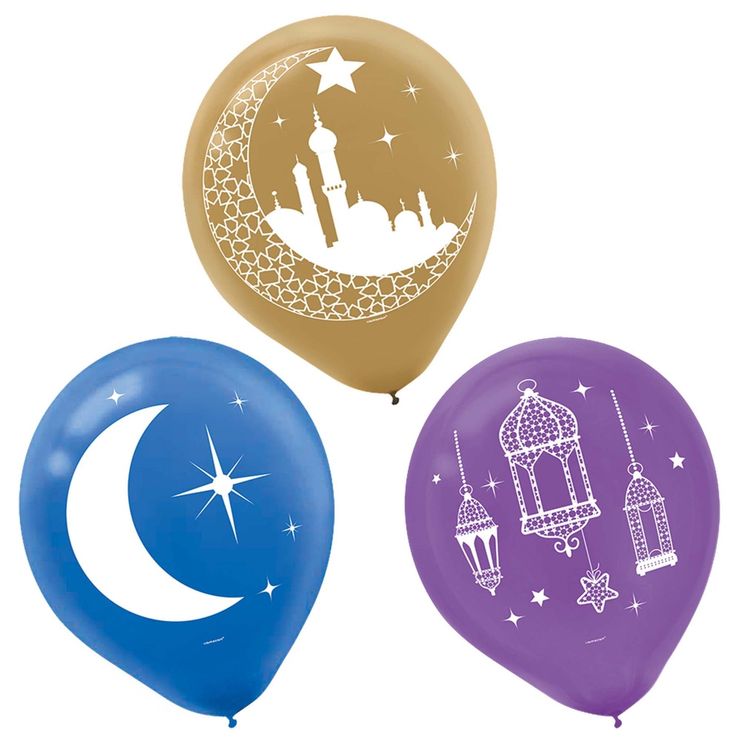 Eid Celebration Latex Balloons, 15Ct.
