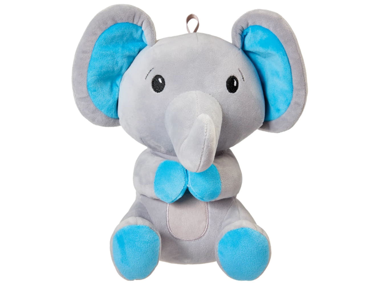 Plush Balloon Weight-Blue Elephant, 8"