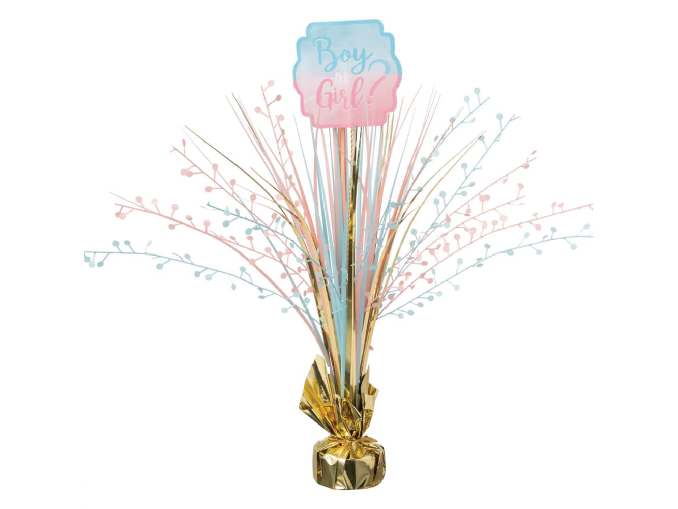 The Big Reveal Spray Centerpiece