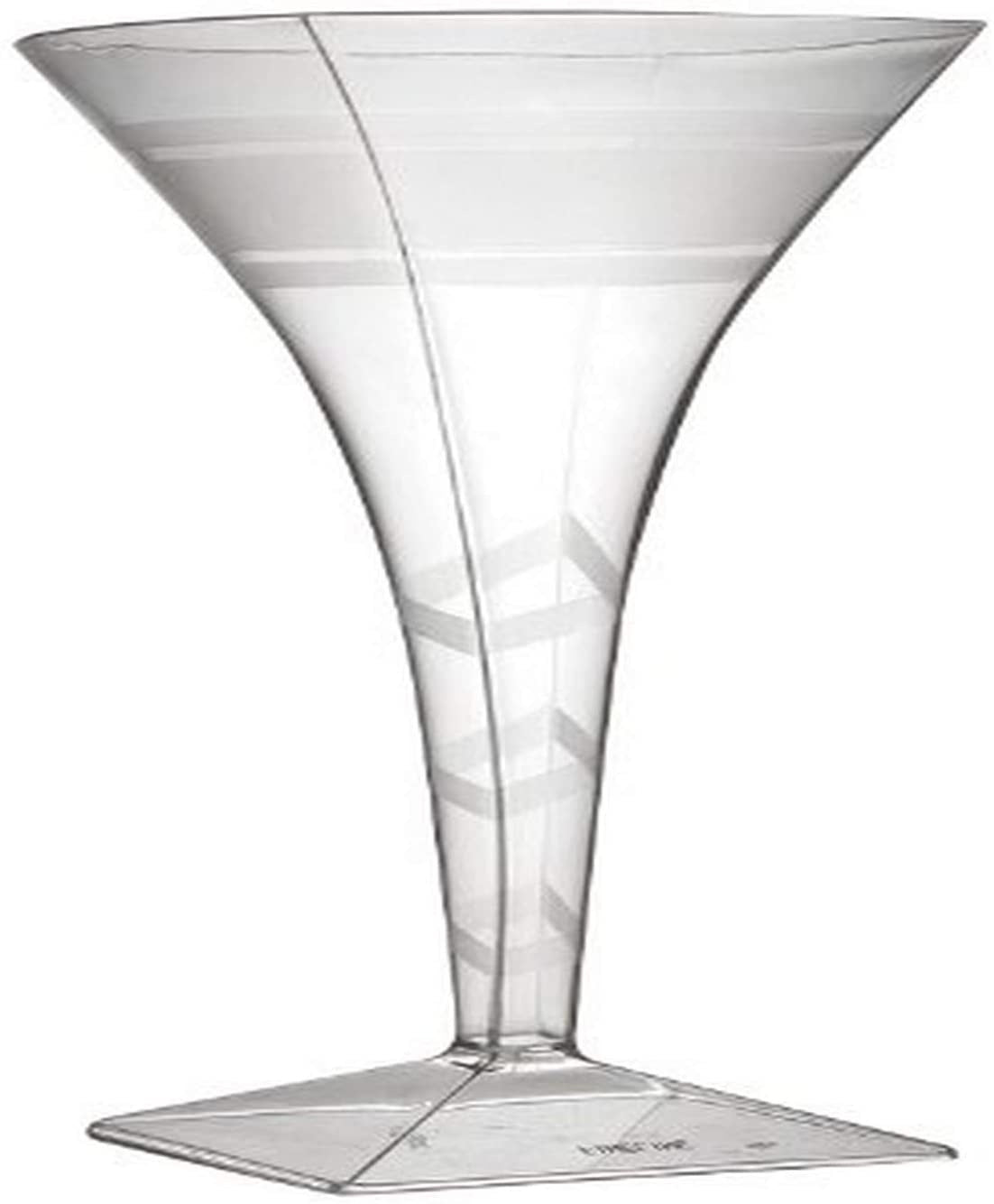 8 Oz. Martini Glass,Clear,6/Bag