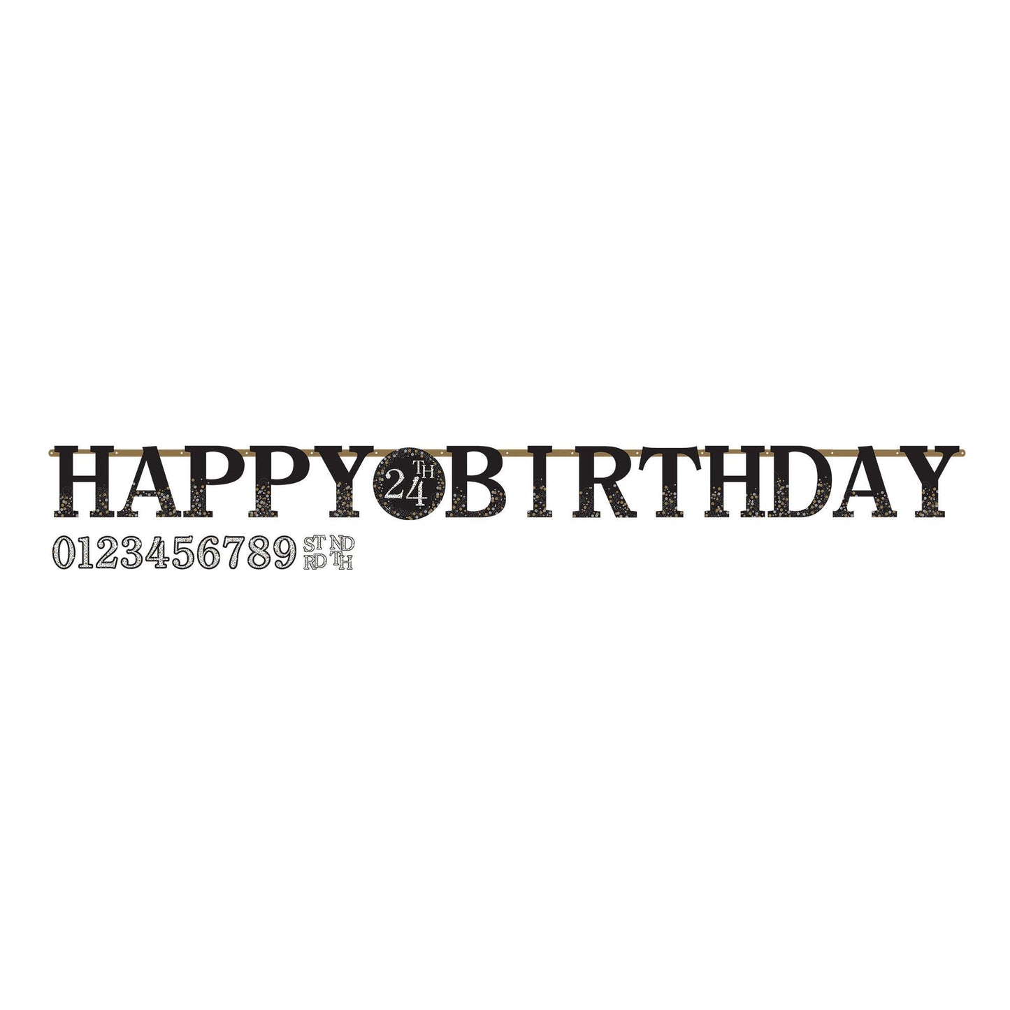 Sparkling Add - Any - Age Jumbo Letter Banner Kit