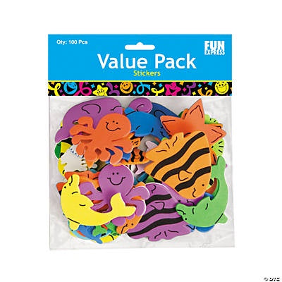 Foam Under The Sea Stickers
