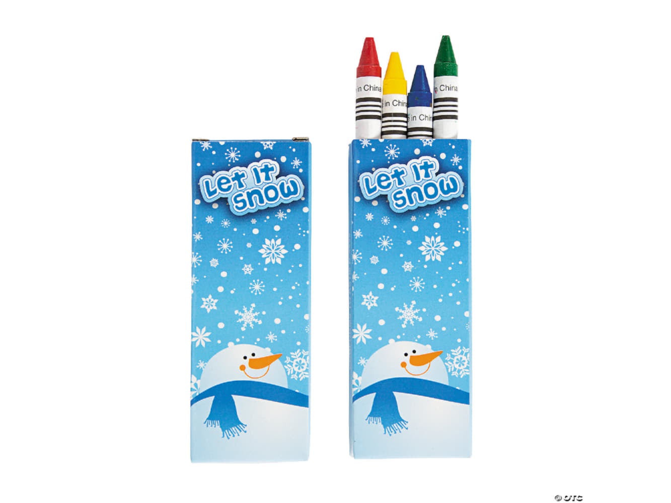 Let It Snow Crayon Packs-6Pk