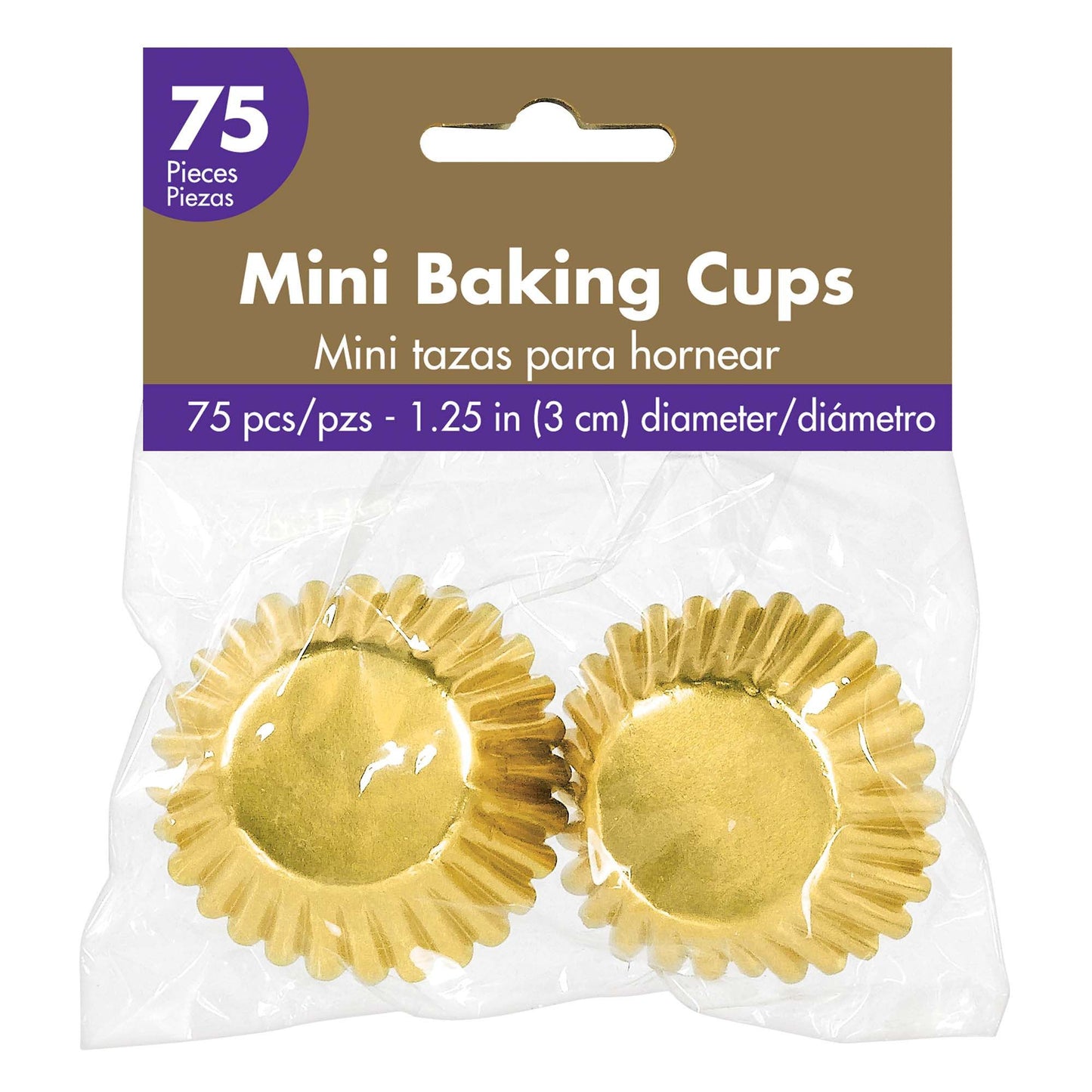 Mini Cupcake Cases - Gold
