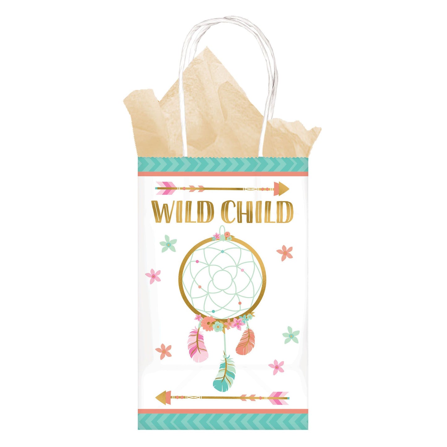 Kraft Boho Paper Gift Bags