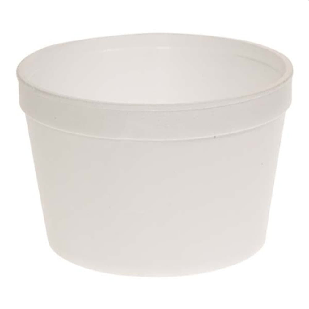 Fibracan 16 Oz Round Foam Cont, 25Ct