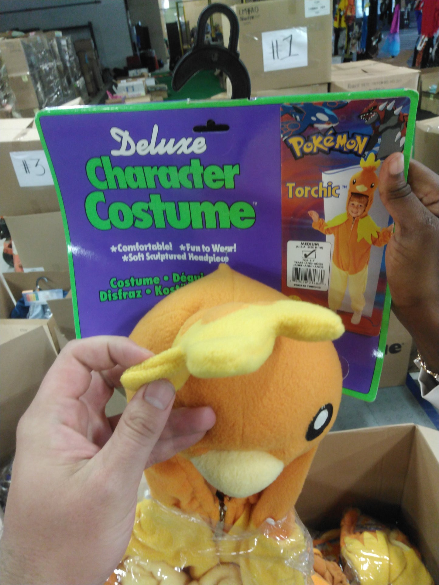 Deluxe Torchic Character Costume