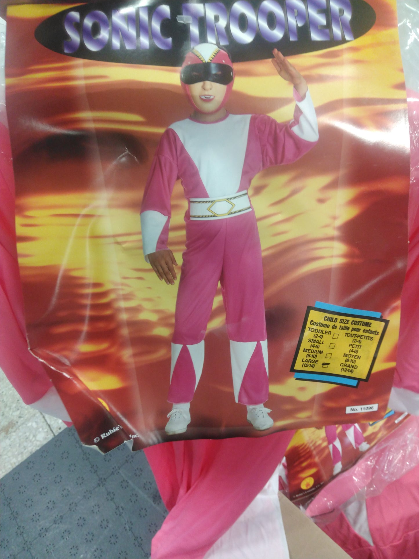 Sonic trooper pink large 12-14 rubies 11096