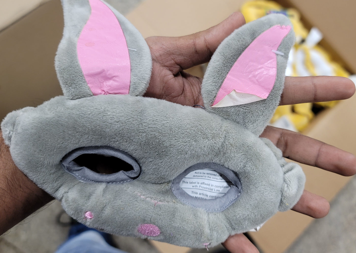 Bunny Plush Mask
