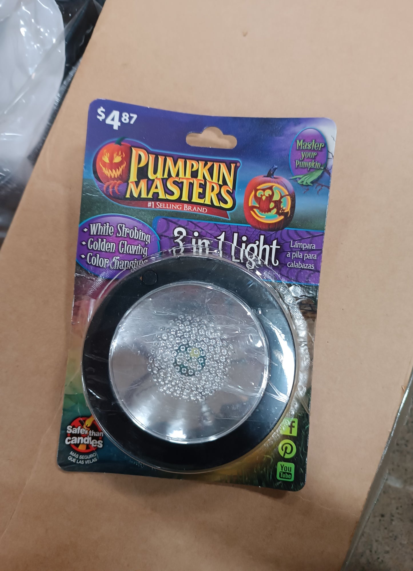 Pumpkin Masters 3 in 1 light