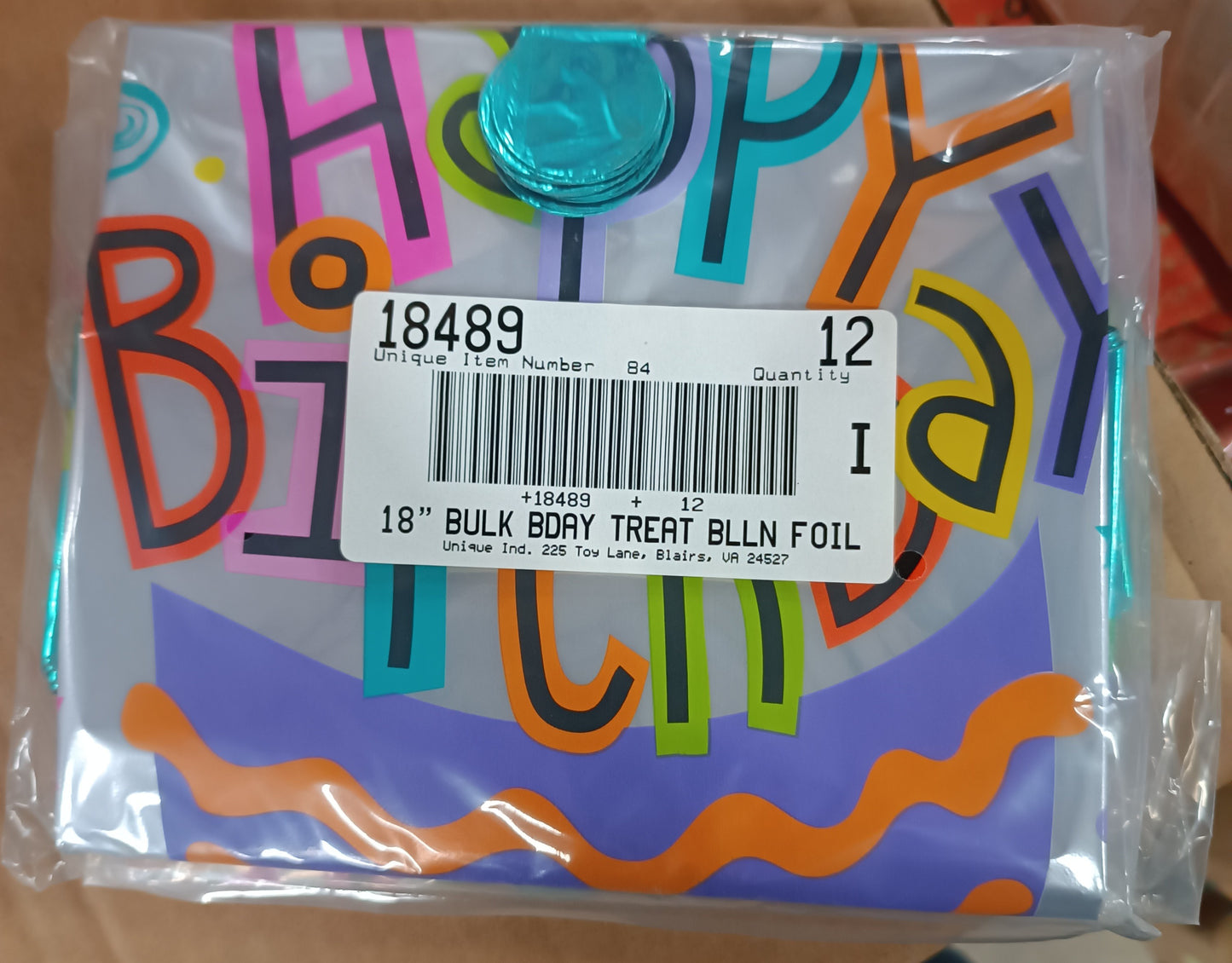 18 Bulk Bday Treat Balloon Foil
