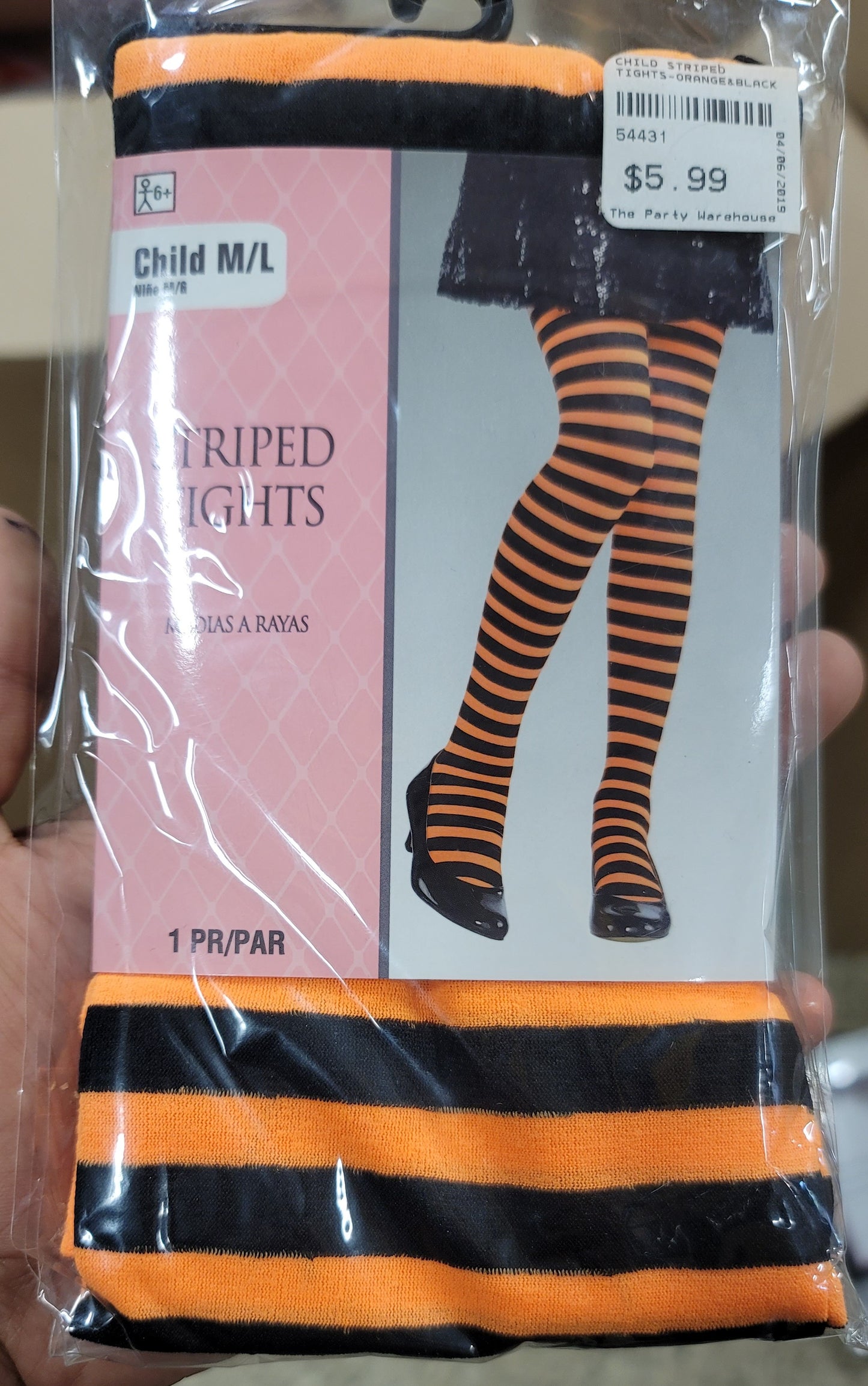 Child Striped Tights