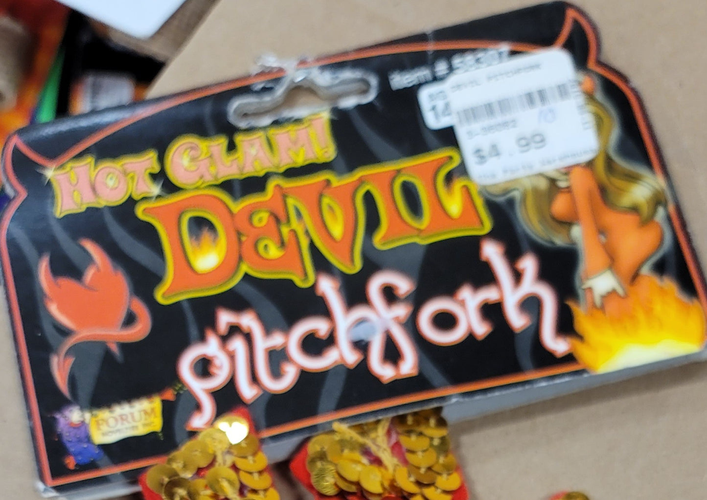 Hot Glam devil pitch fork