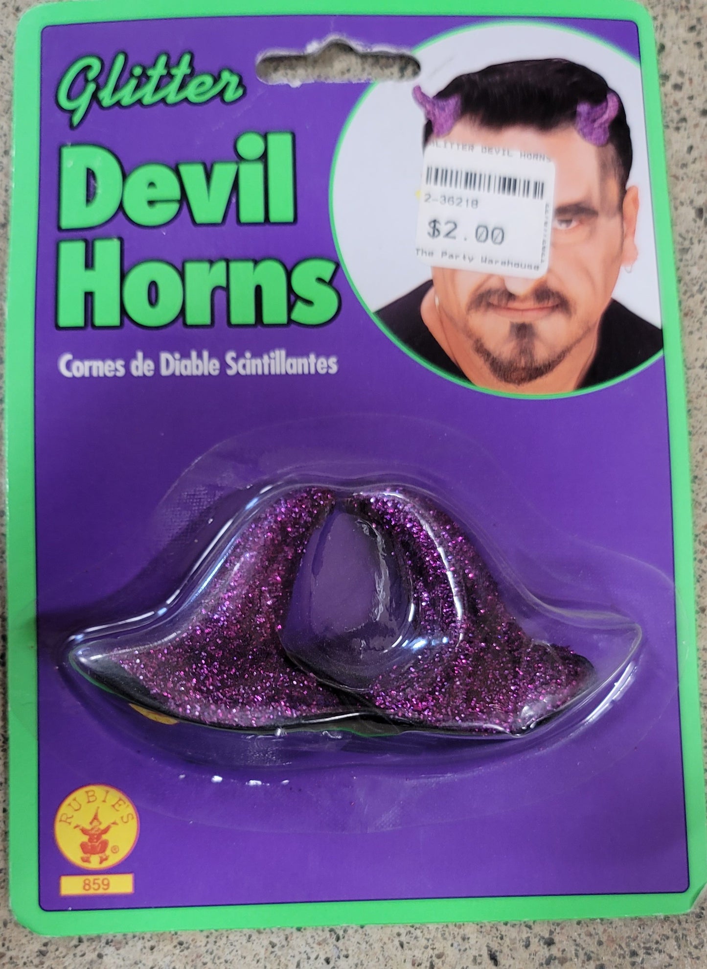 Gliters devil horns