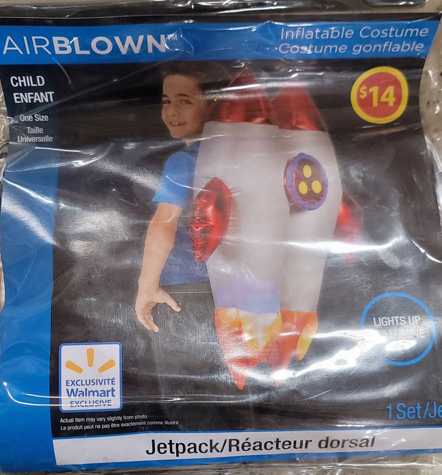 Airblown jetpack child