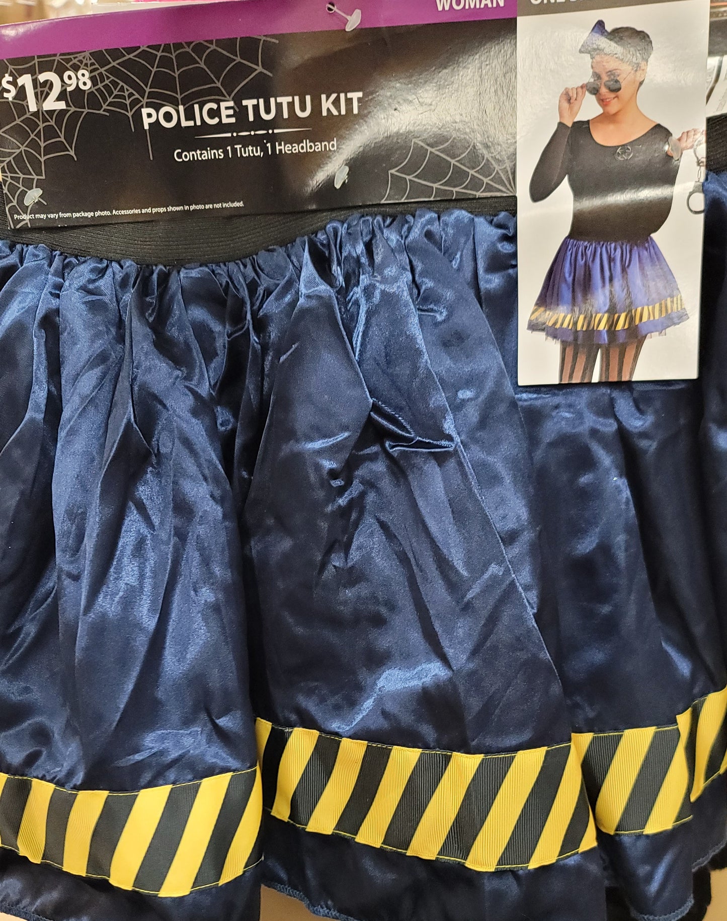 Police tutu kit woman one size