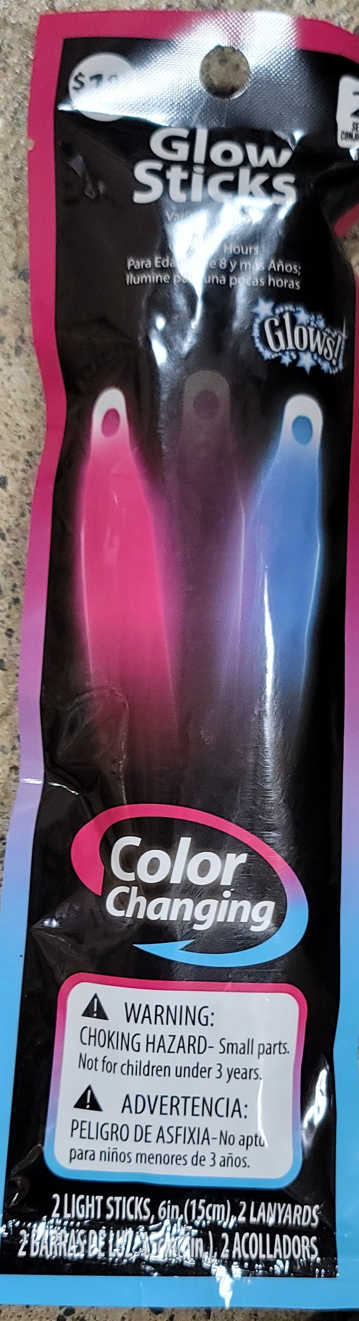 Glow stick colo changing 2 sets
