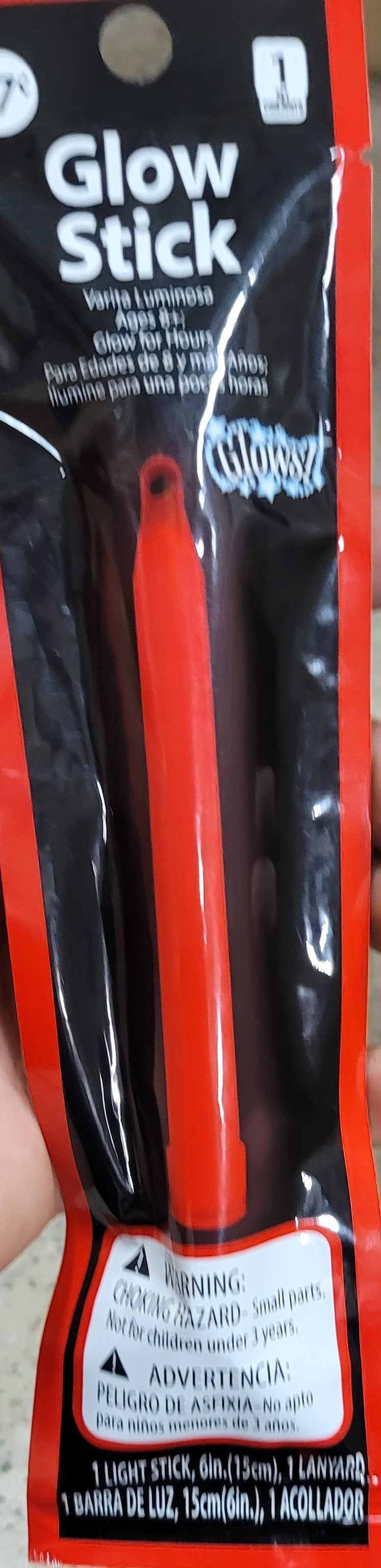Glow stick red 1 set
