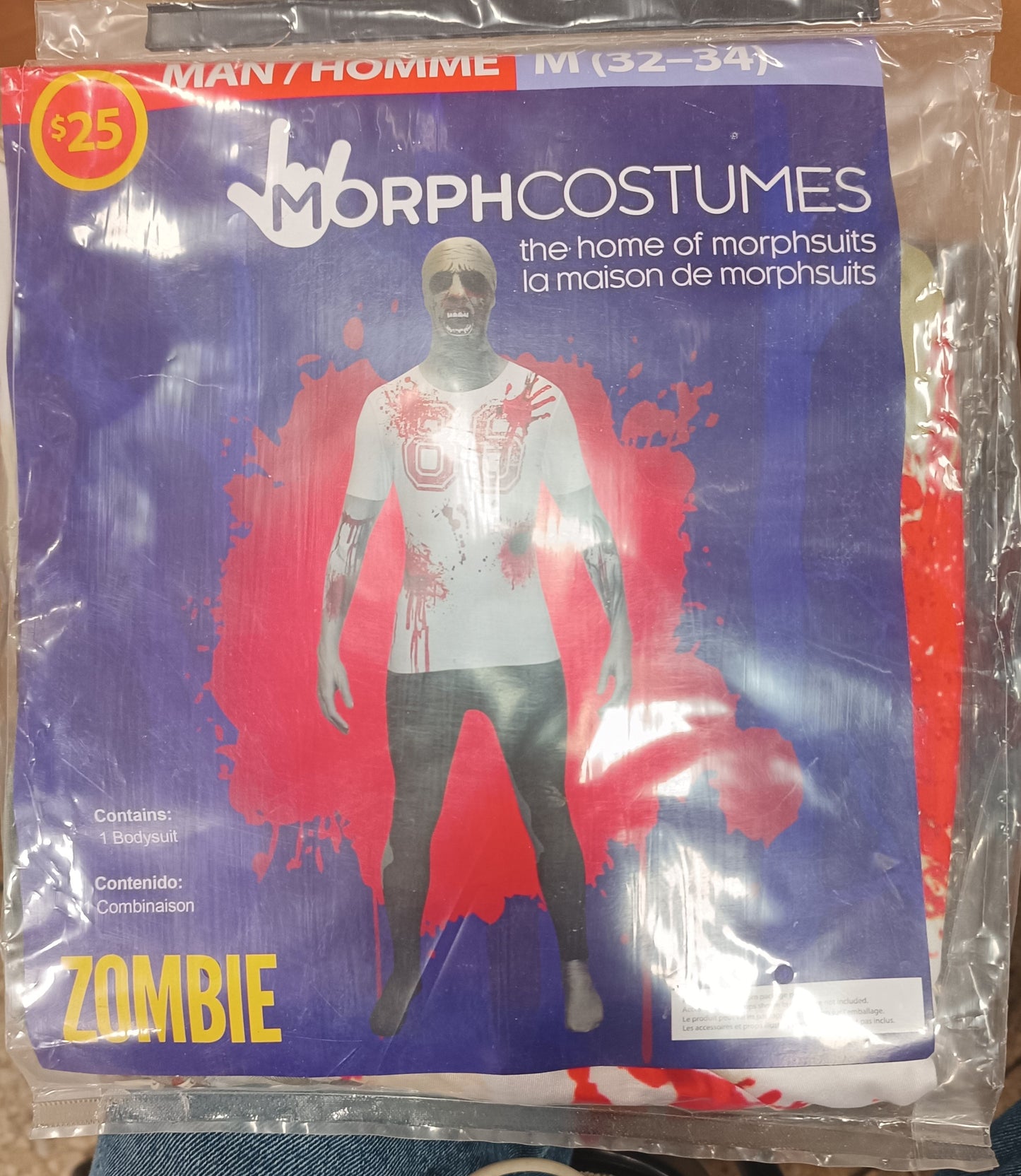 MorphCostumes Zombie Man M 32-34