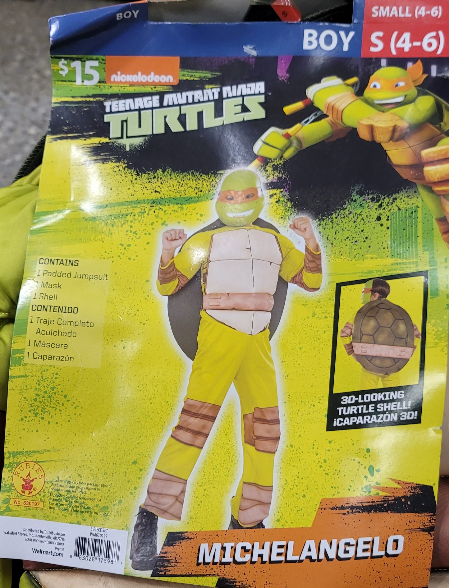 Turtles Michelangelo small (4-6)