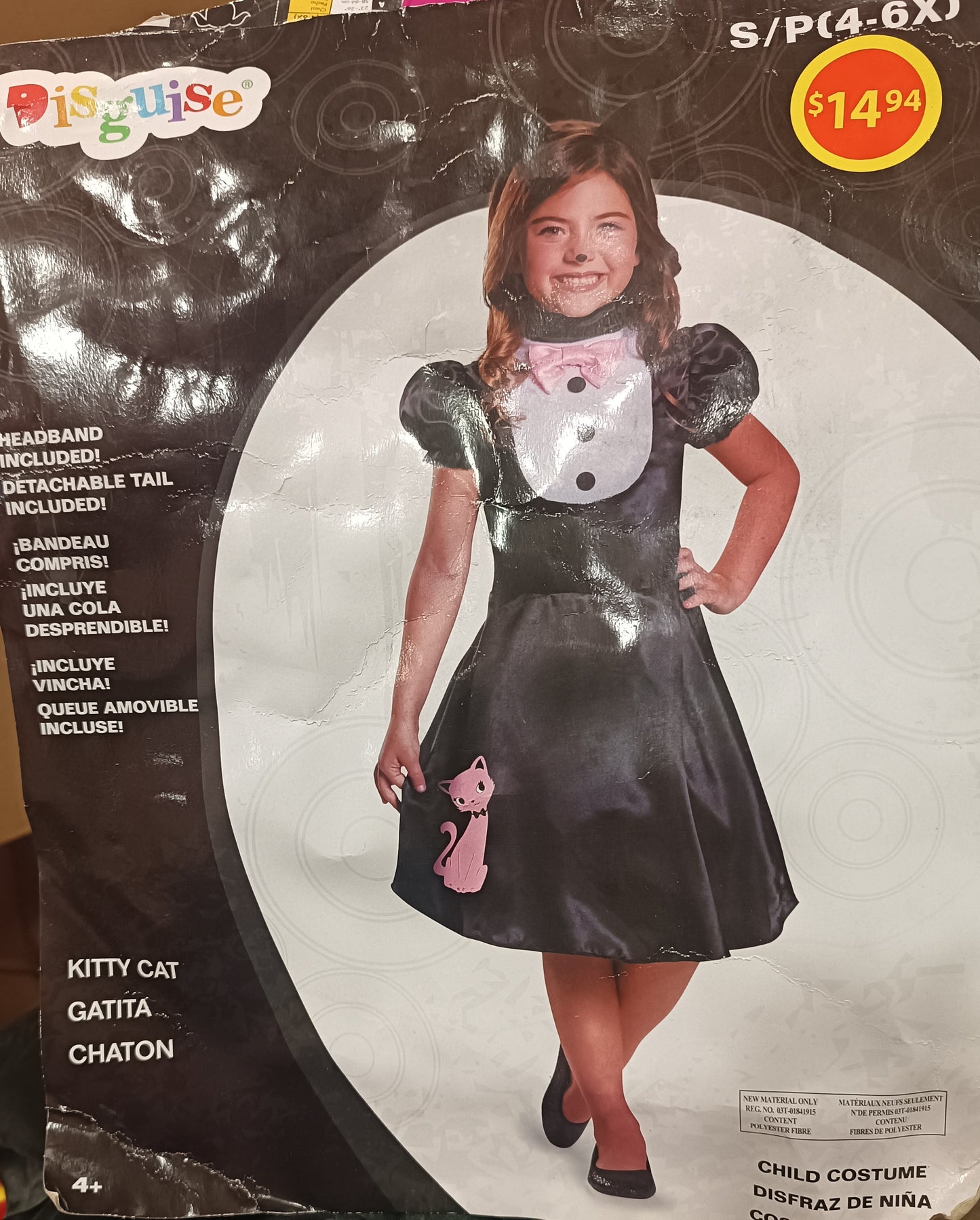 Disguuise Kitty Cat Chaton S 4-6