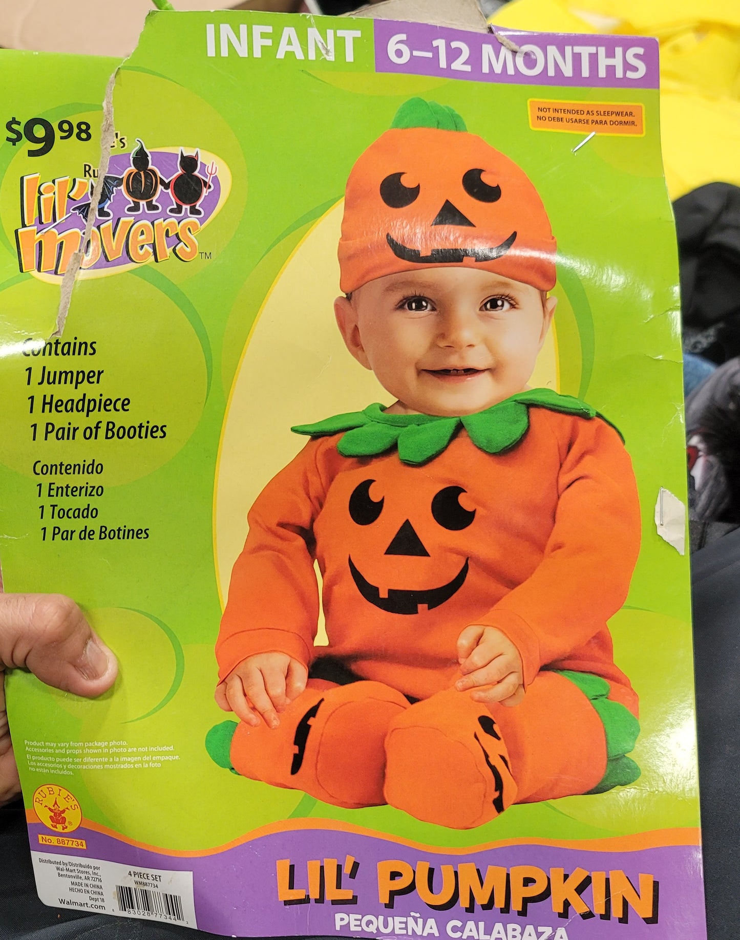 Lil pumpkin infant 6-12 months