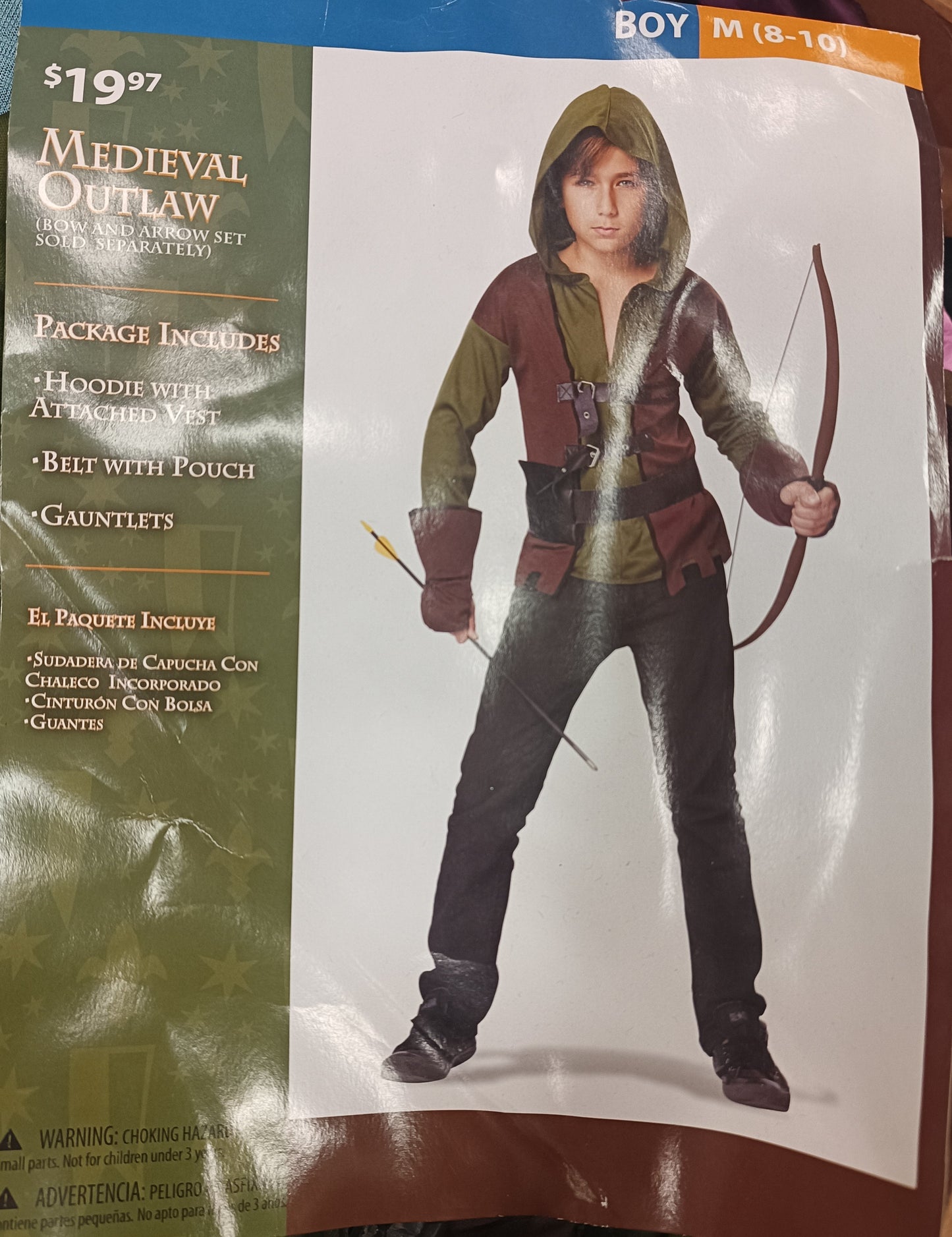 Medieval Outlaw boy M 8-10