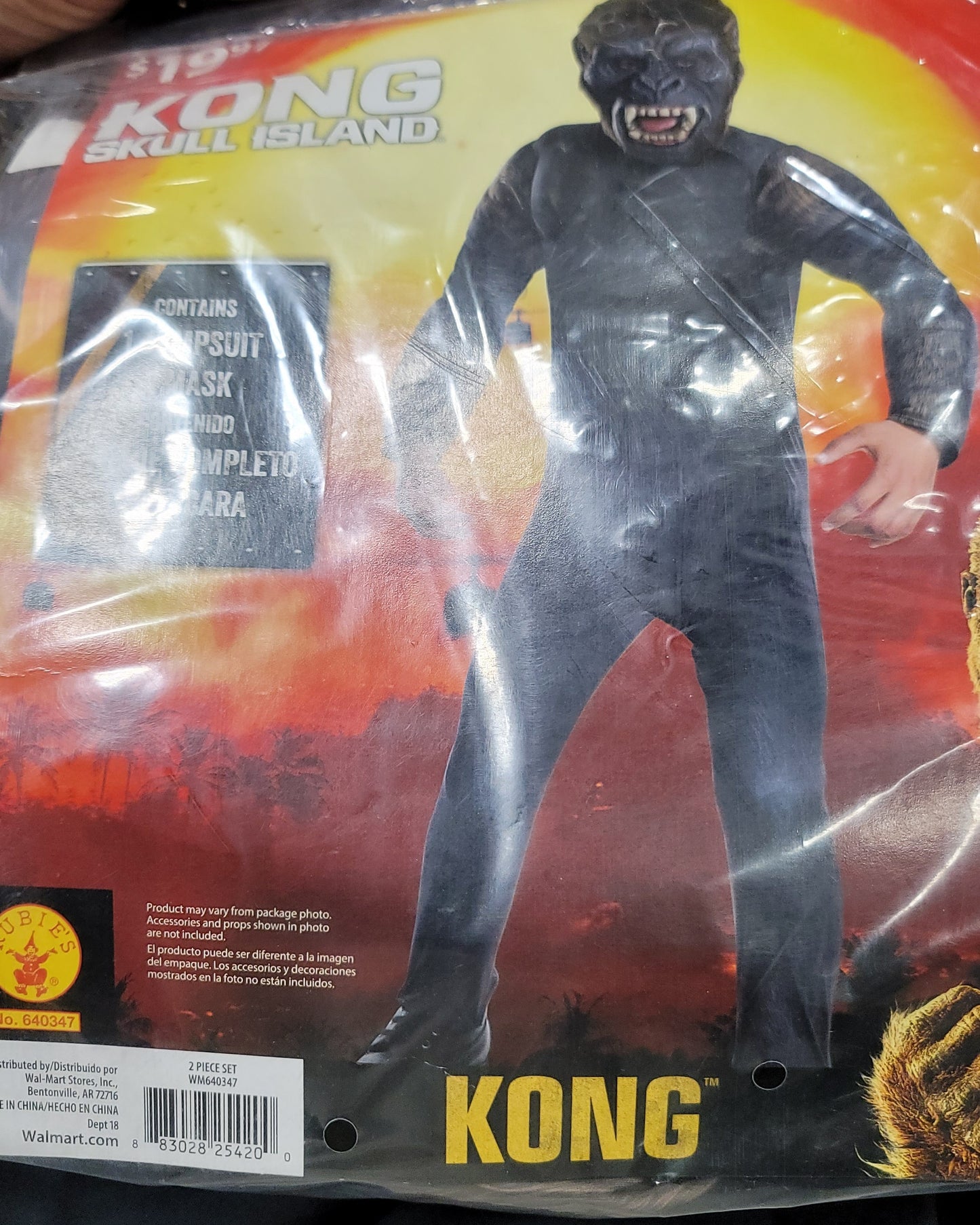Kong skull island boy Costume 8-10