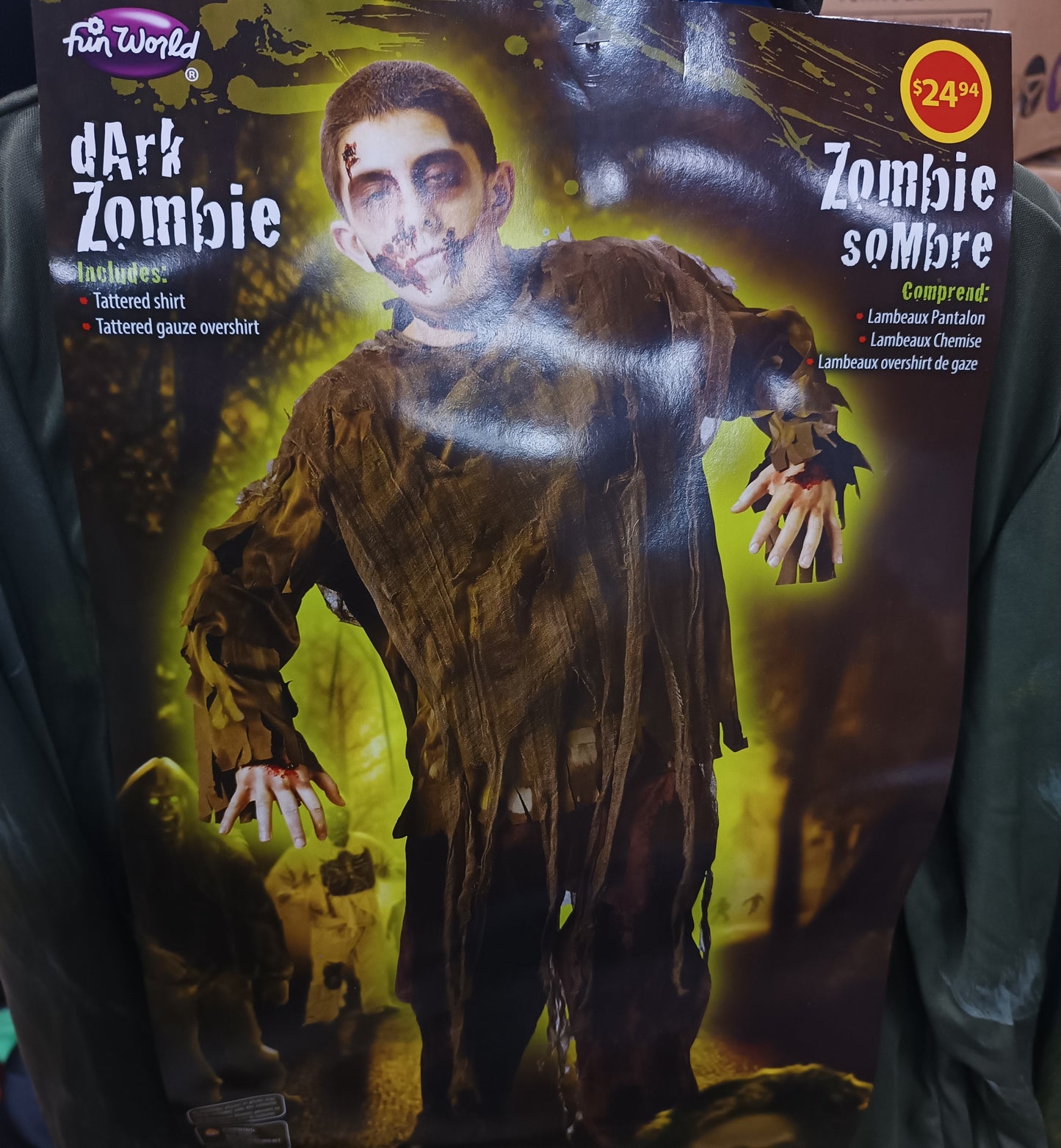 Dark Zombie Costume