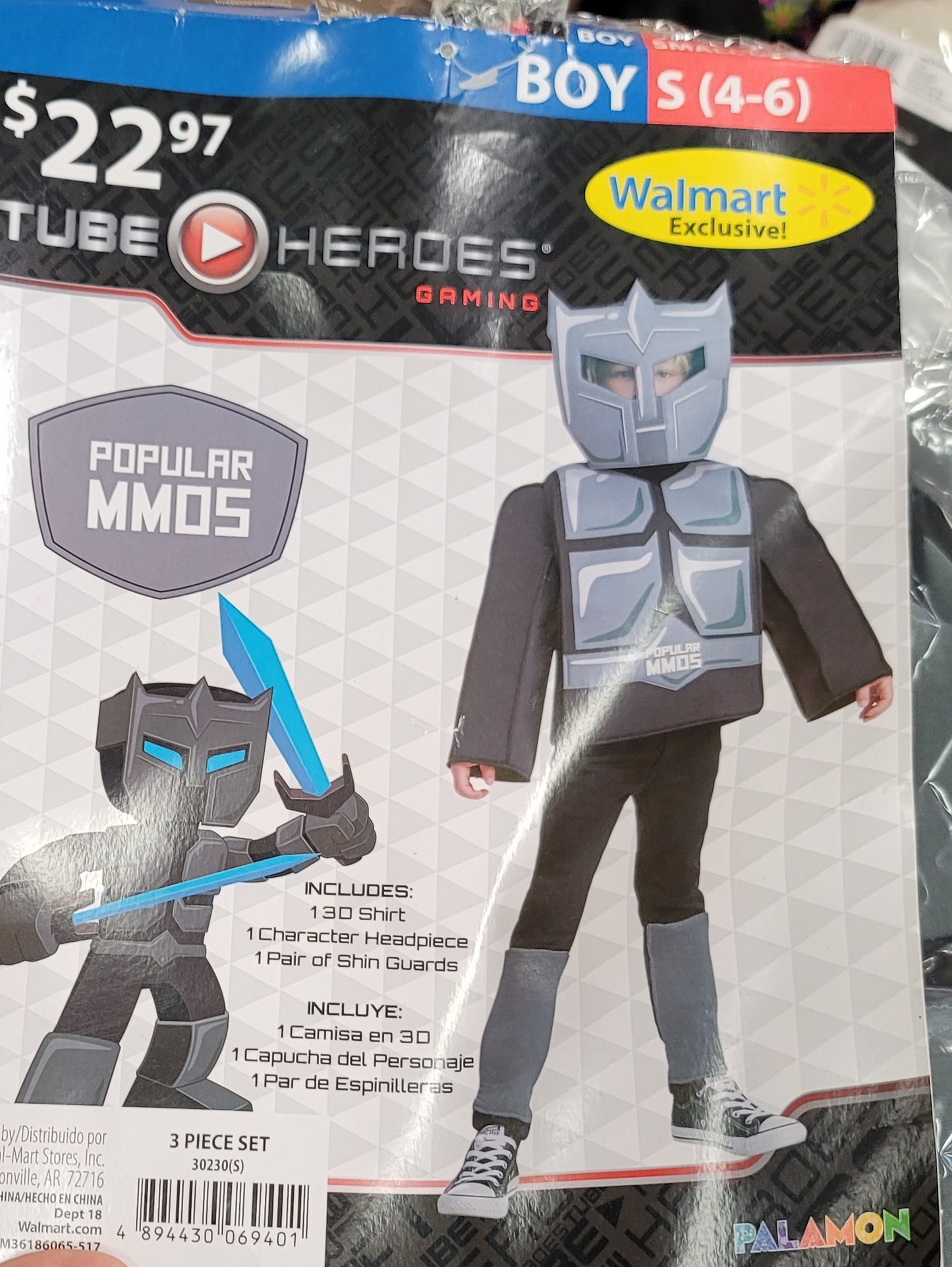 Tube heroes Costume boy s 4-6