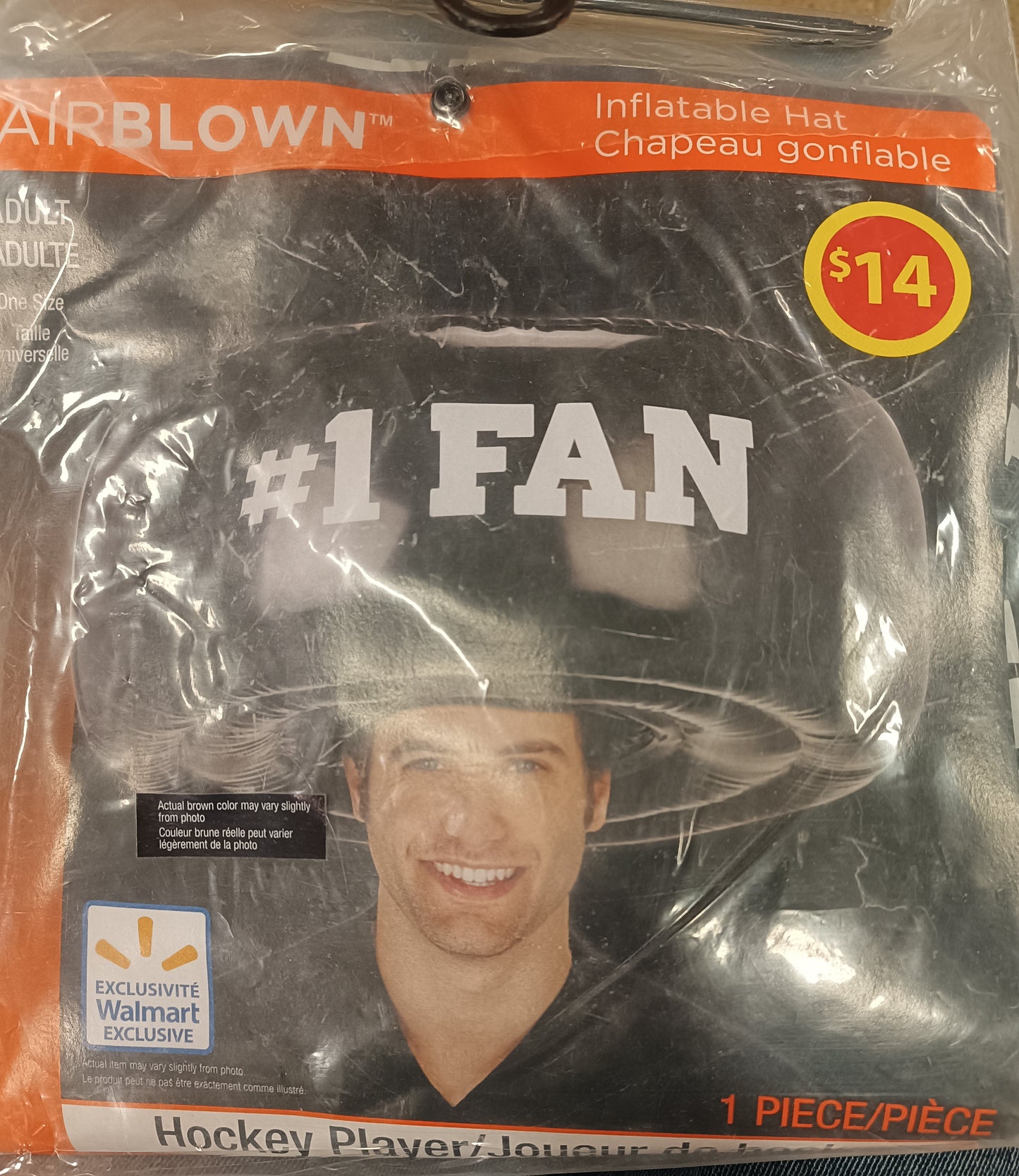 Airblown Inflatable Hat Hockey Player