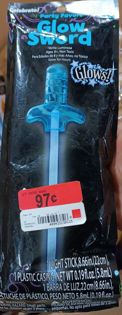 Party Favor Glow Sword (1 Piece)