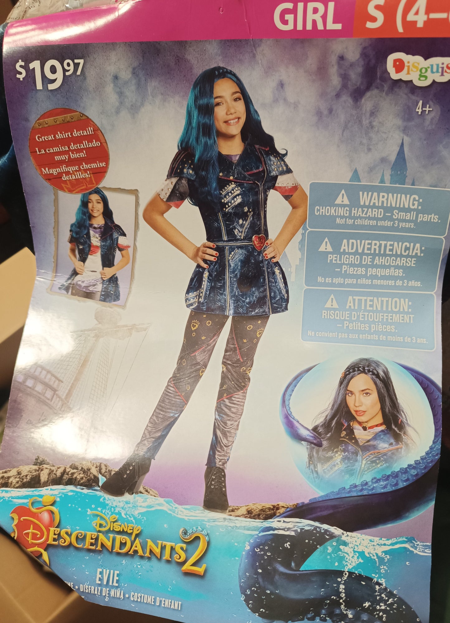 Evie Child Costume Girl S 4-6