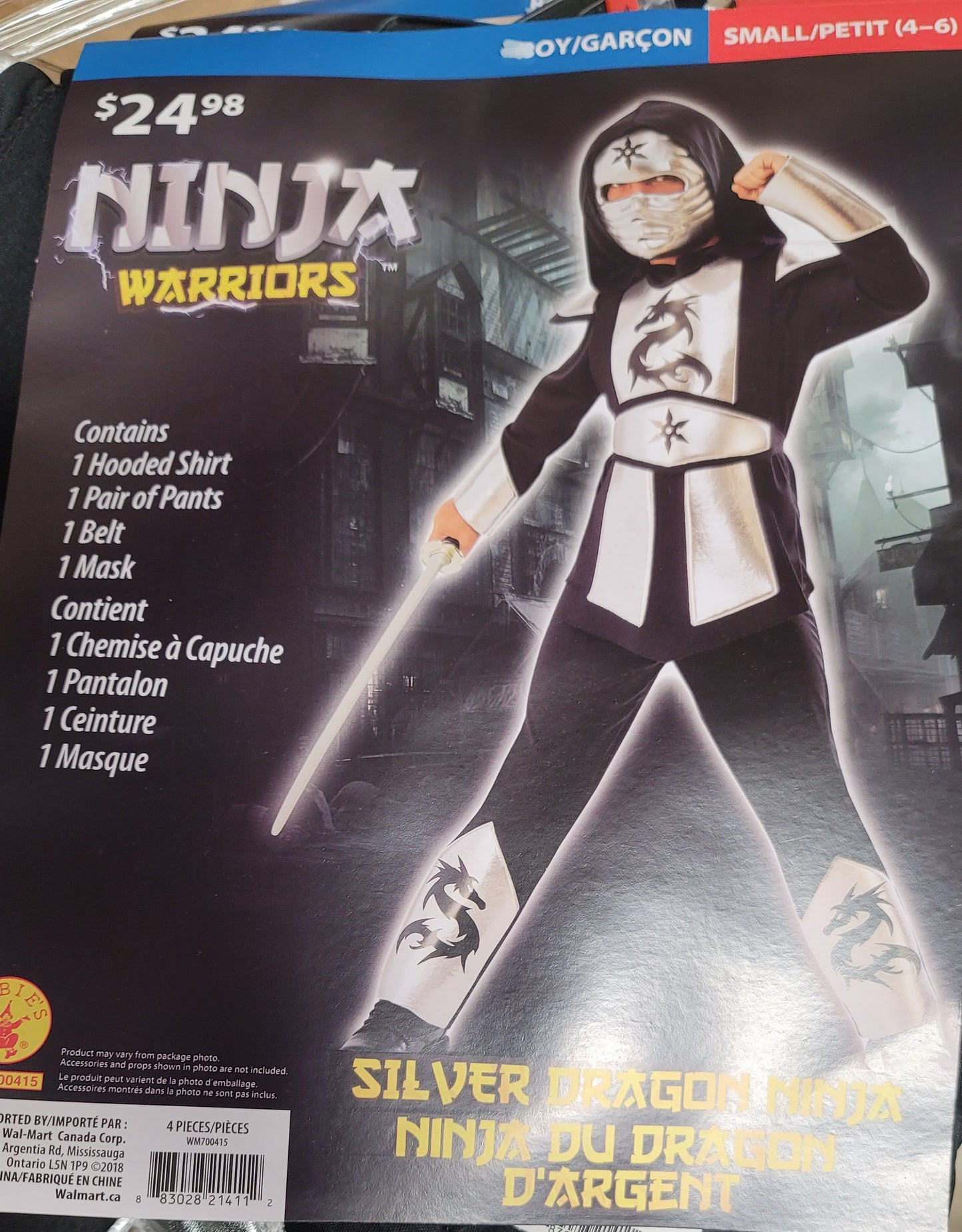 Ninja warriors Small 4-6