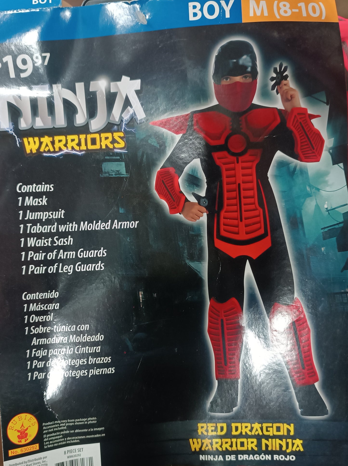 Ninja Warriors Boy M 8-10
