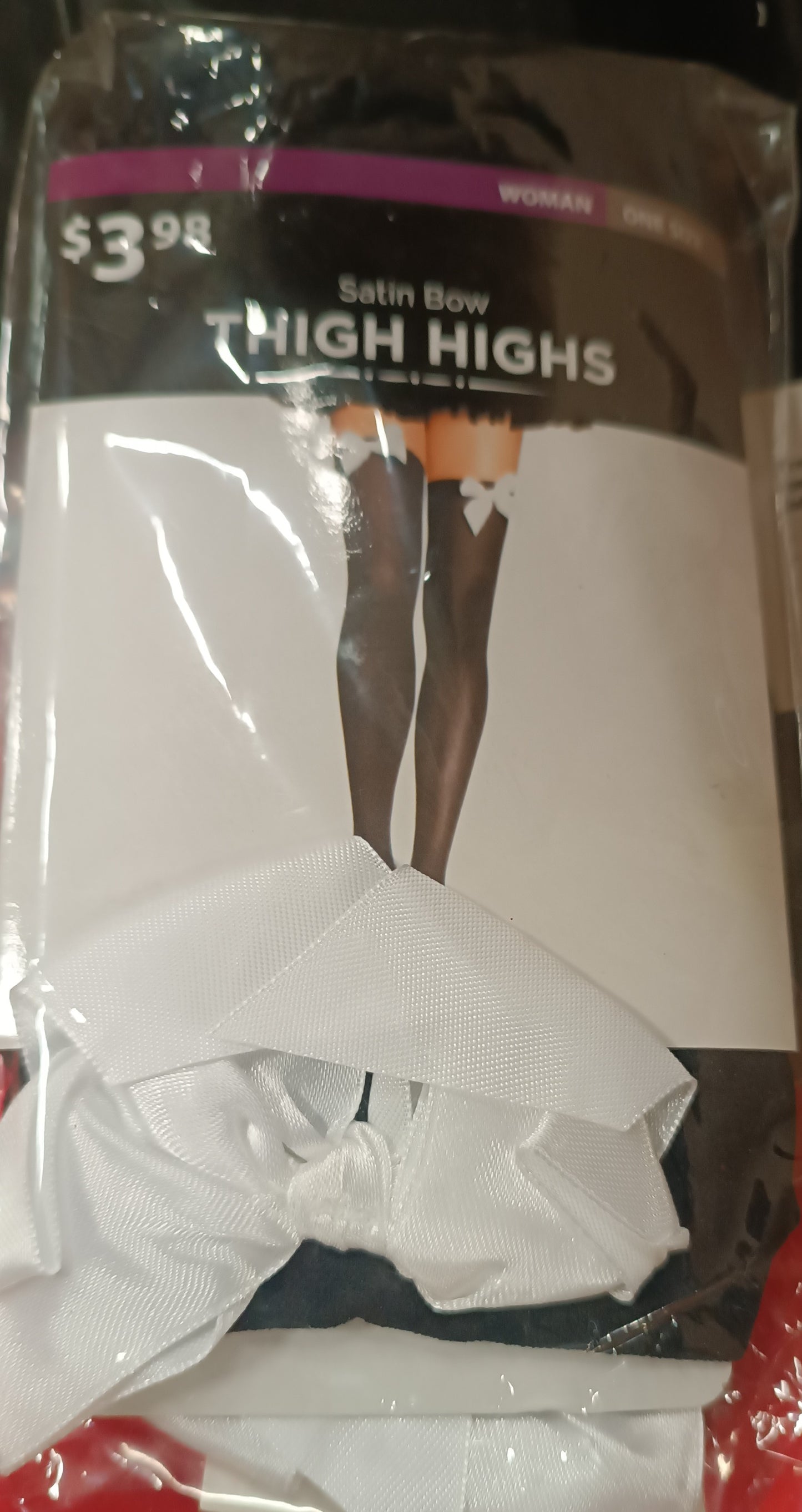 Satin Bow Thigh Hights