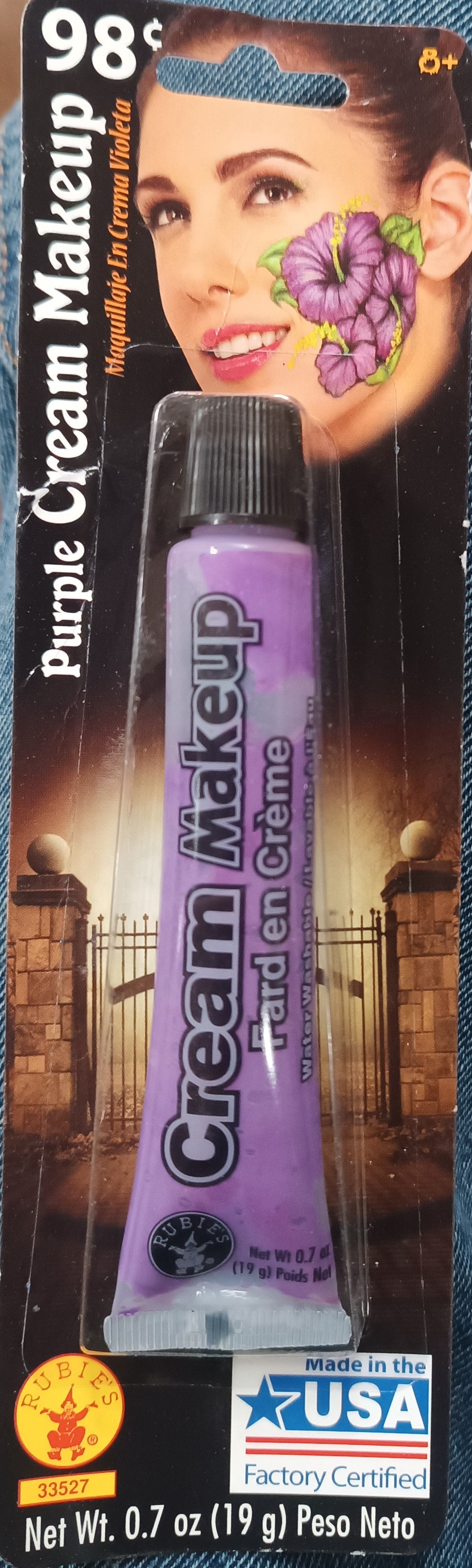 Purple Cream Makeup