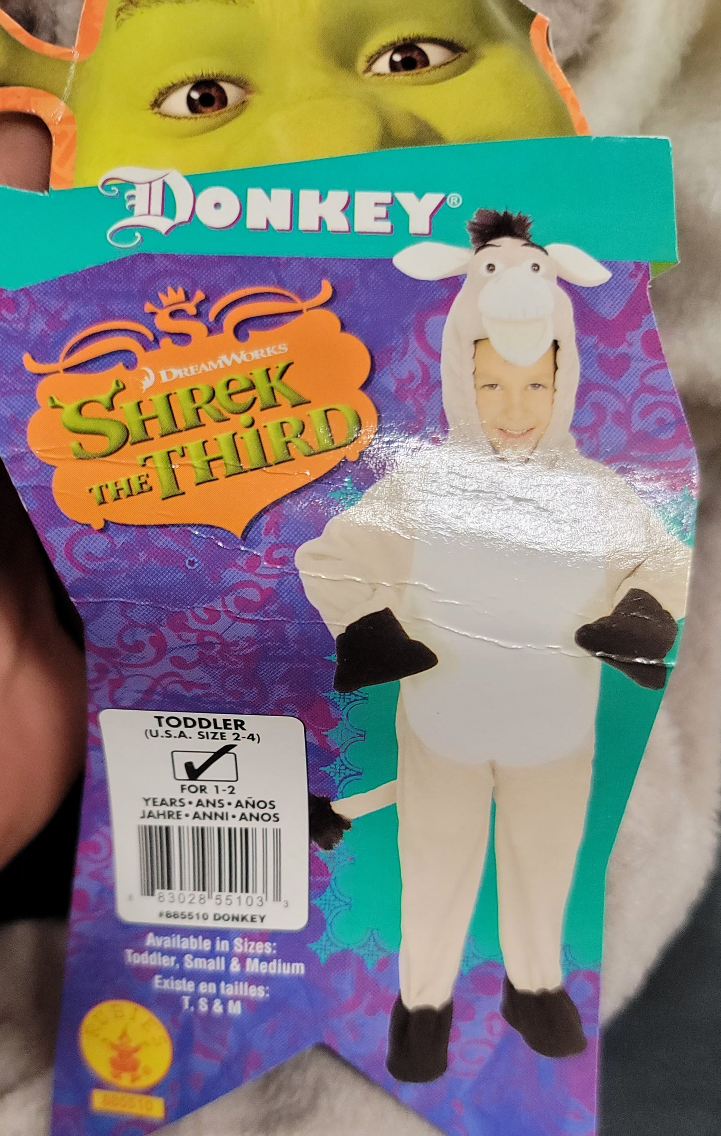 Donkey toddler costume 2-4years