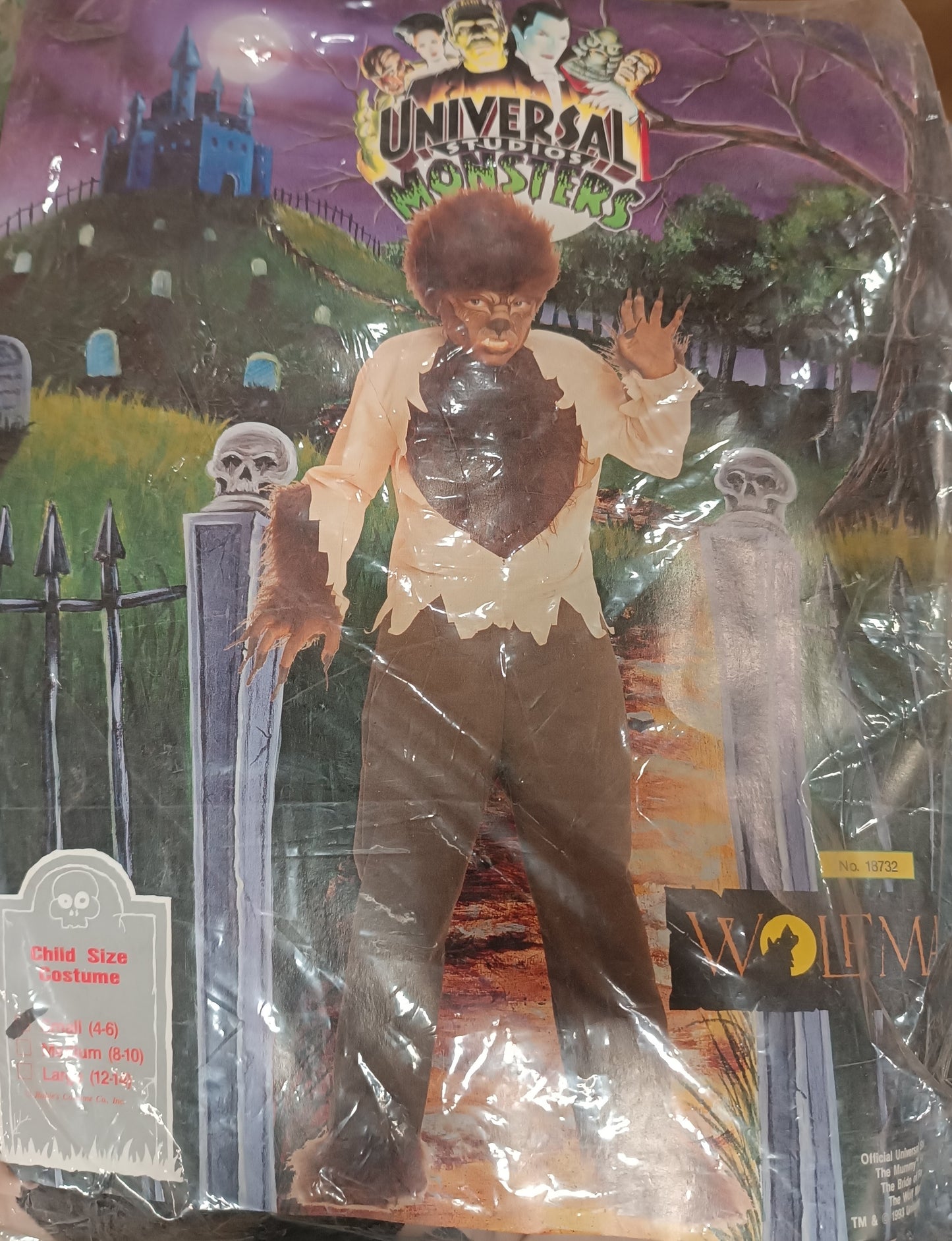 Wolfman Child Costume (Size Small 4–6)