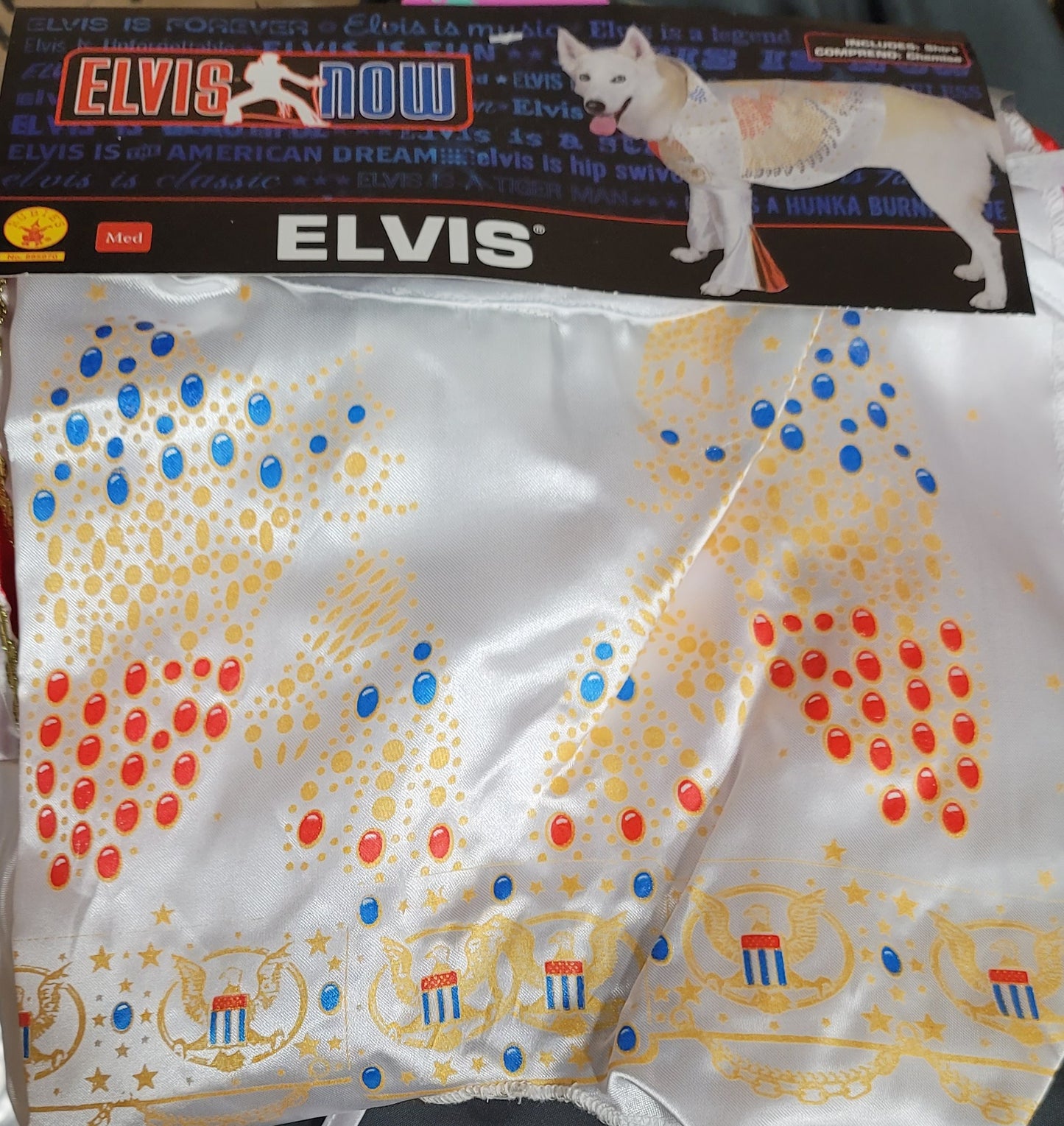 Elvis Pet Costume medium size