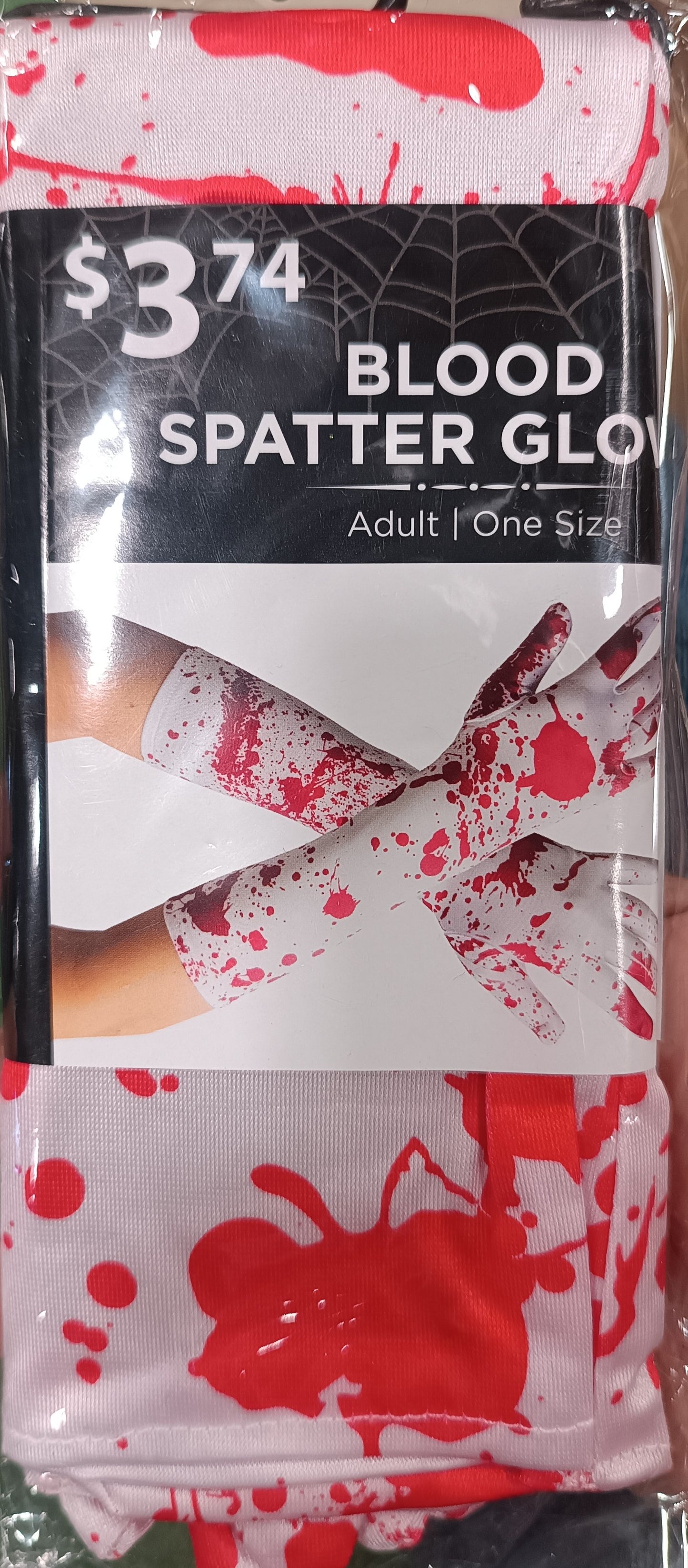 Blood Spatter Glov Adult