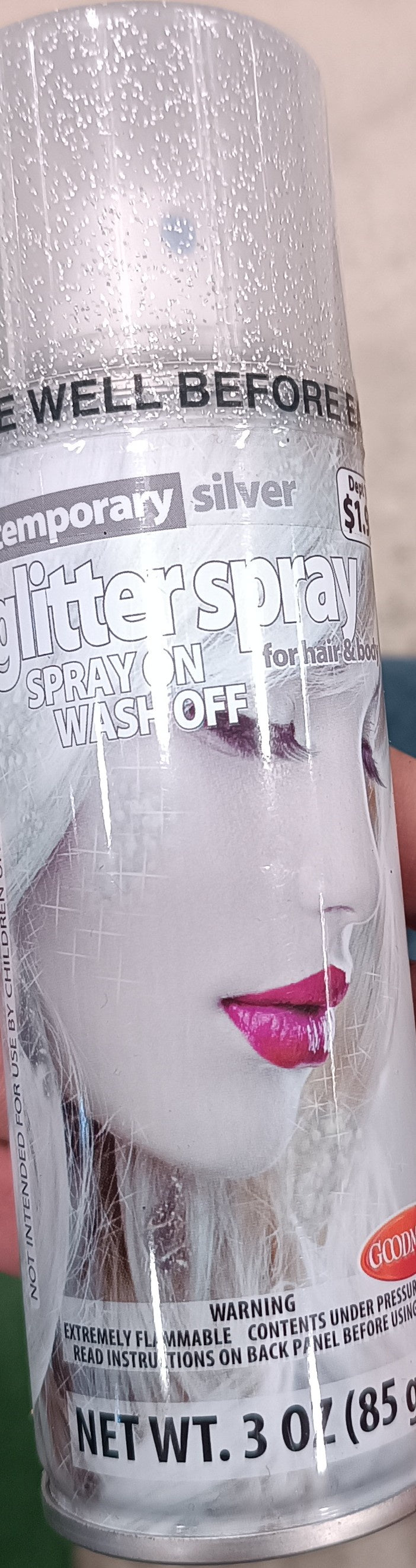 Glitter Spray for Hair & body