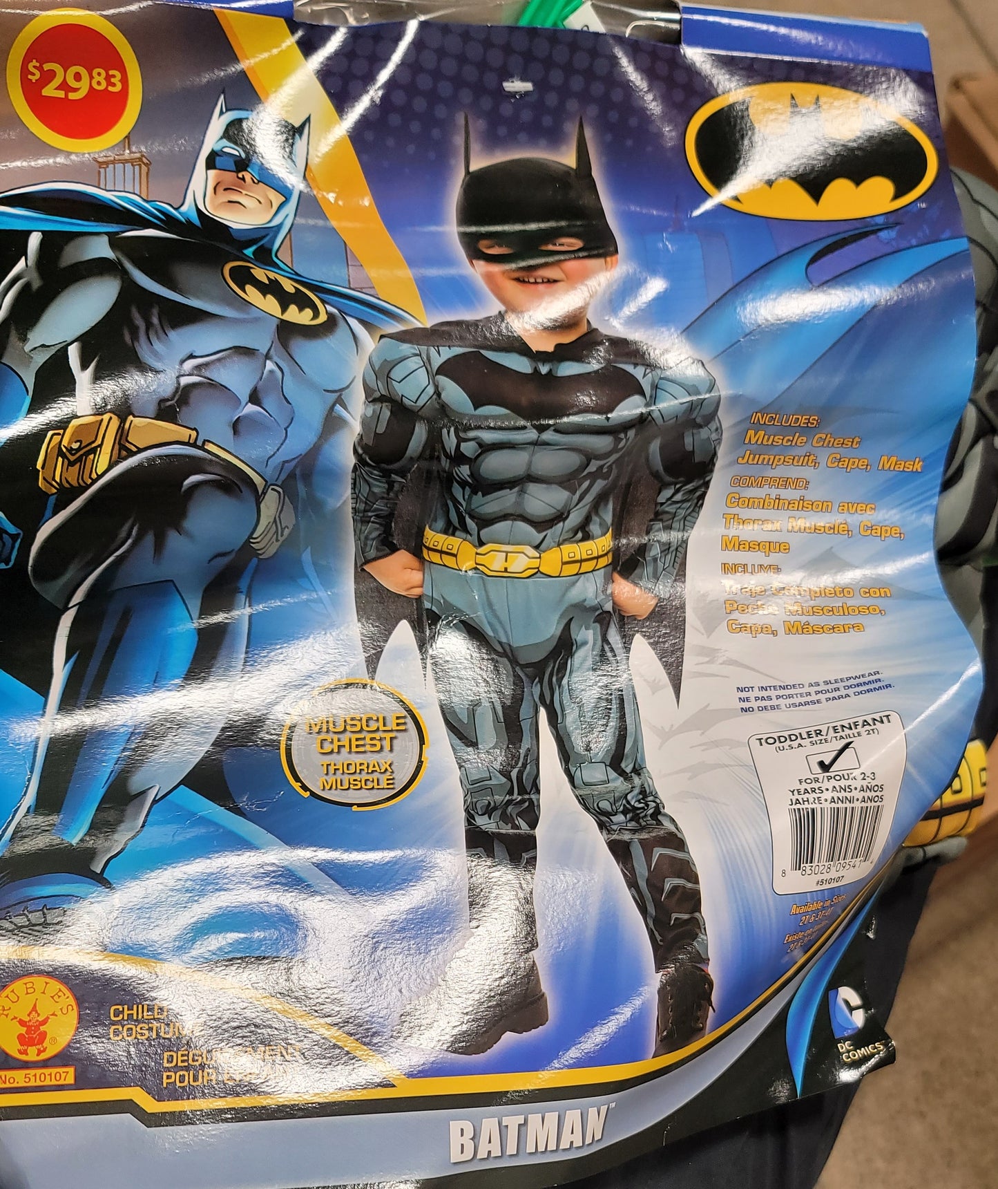 BATMAN toddler costume