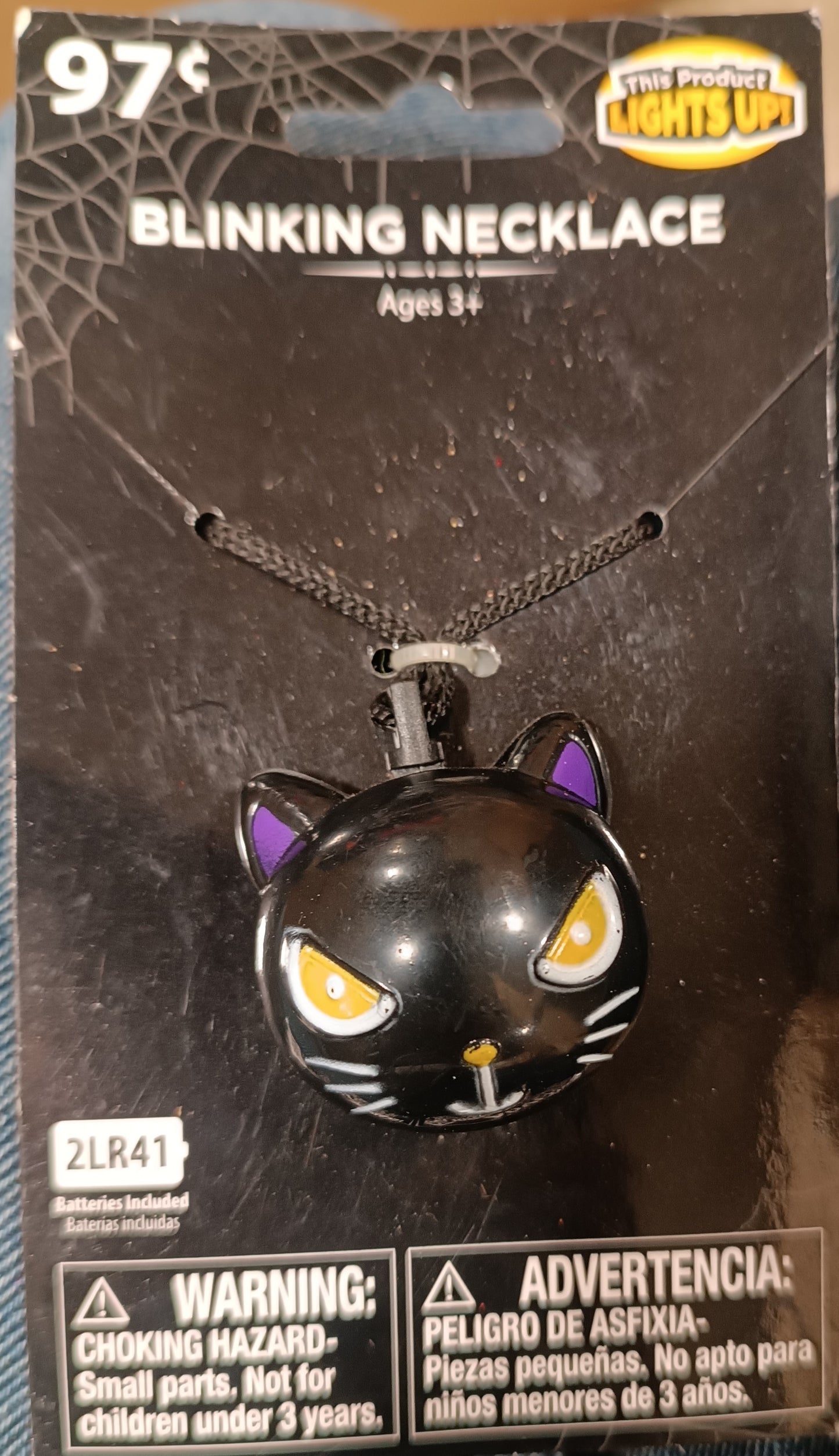 Blinking Necklace Cat