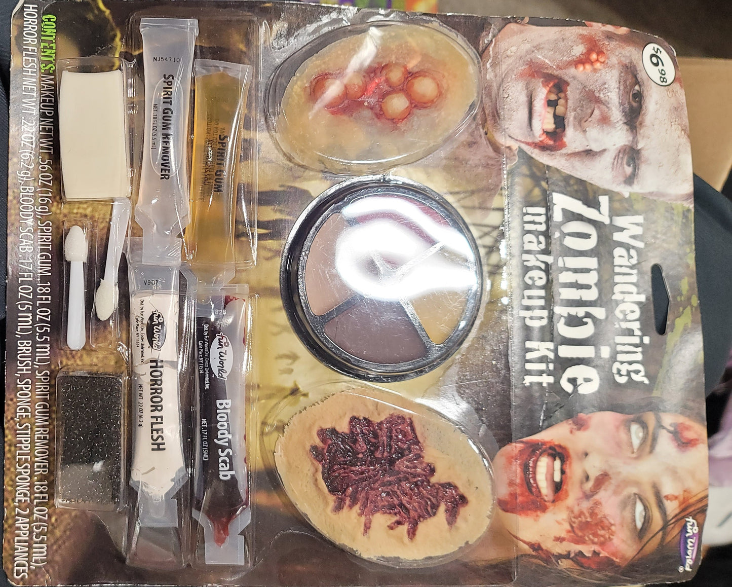 Wandering zombie Makeup kit