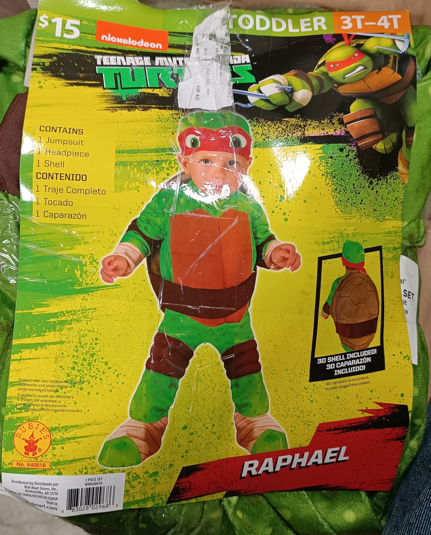 Turtles Raphael Toddlee 3T-4T