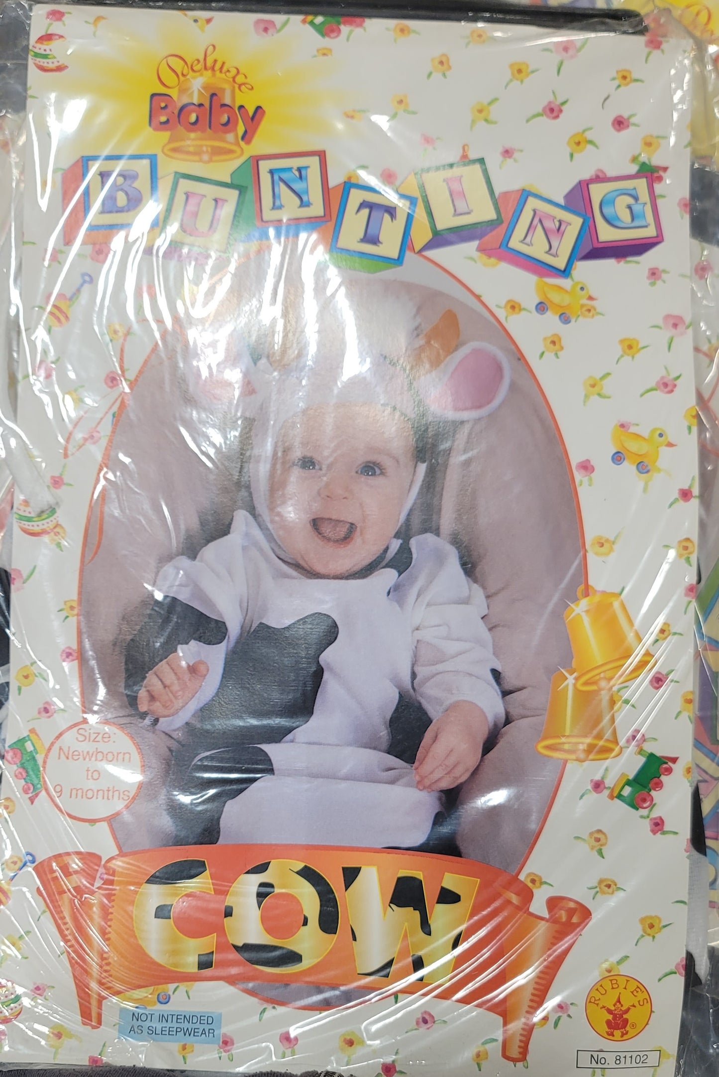 Baby bunting cow size newborn to 9 months