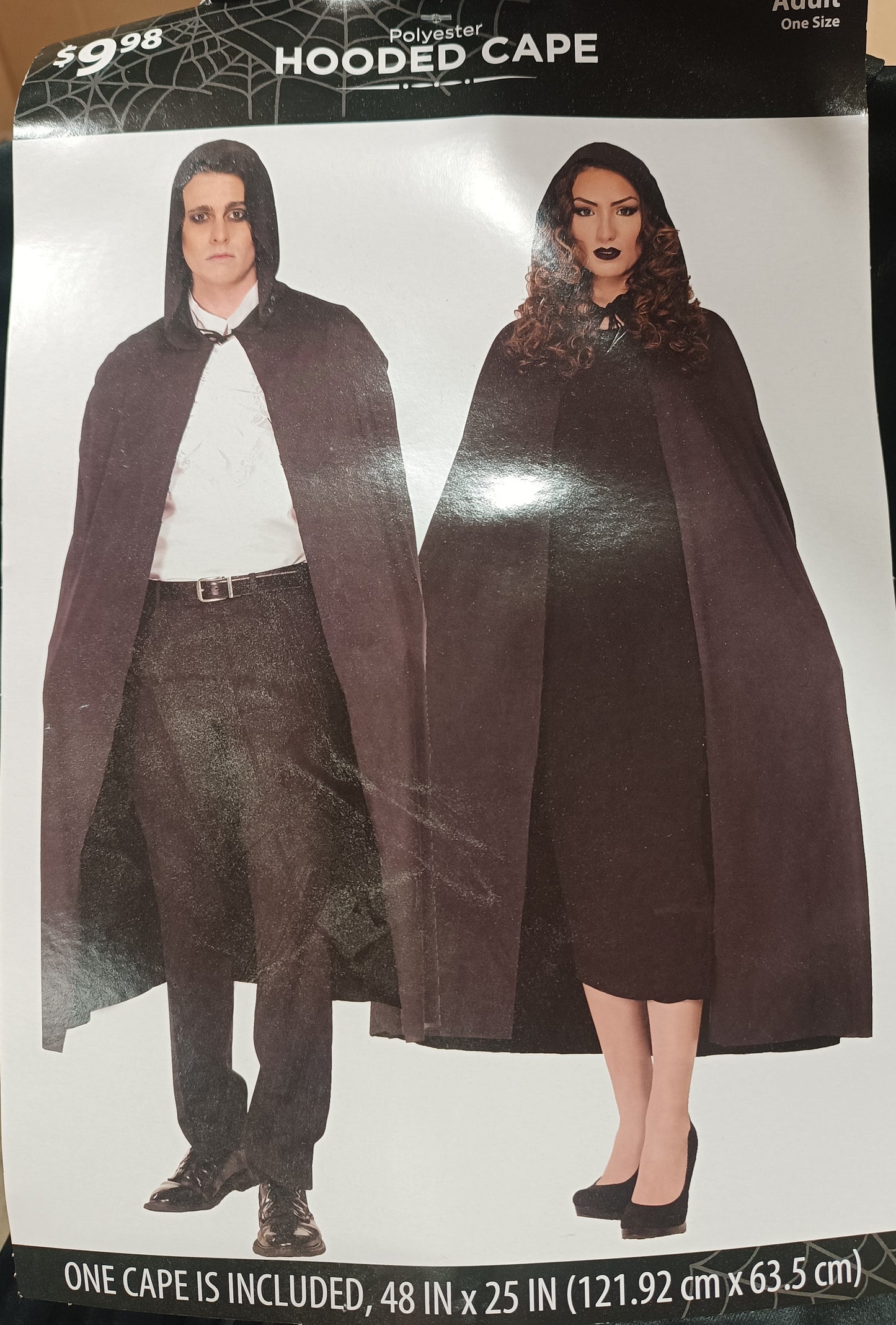 Hooded Cape Black