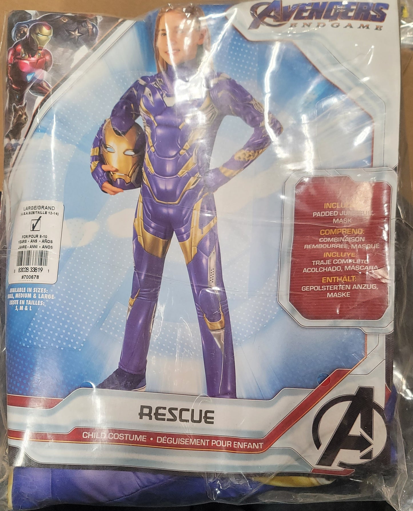 Rescue child Costume large 12-14